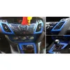Ford Focus için Araç Çıkartmaları 2012 İç Merkez Kontrol Paneli Kapı Tutucu 3D5D Karbon Fiber Çıkartmalar Çıkartmalar Araç Stil Accessorie33 DHGP2