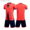 Collectable DIY Enfants Hommes Garçons Vêtements De Football Ensembles Courts Seve Enfants Uniformes De Football Adulte Enfants Football Survêtement Jersey Q231118