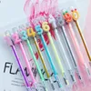 Definir Destaque Cores Gel Pen 9 Canetas de cor de glitter diferentes para scrapbooking escrita em Black Writing Stationery School