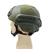 Taktiska hjälmar Militärhjälm Fast Mich2000 Airsoft MH Outdoor Painball CS Swat Ridning Protect Equipment 231117