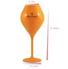 Vingglasögon 6st Veuve Yellow Label Polykarbonat Clicquot Champagne Flutes Coupes Wisky Cups6361734 Drop Delivery Home Garden Kitc DHZCP