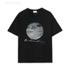 Camisetas masculinas criadas a partir de tecidos leves e respiráveis ​​Our Summer Rhude Moda Causal Men Mangas de alta qualidade Us Tamanho S-xxl 9iwia