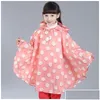 Rain Gear Children Raincoat Kids For Girls Boys Cute Waterproof Hooded Impermeable Kid Raincoats Child Coat Er Poncho Rainwear Drop Dhcwn