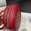 Luxury Designer Bag Runda väskor för kvinnor äkta läder guldkedja axel crossbody väska lyxiga presbyopia handväskor mode casual handväska