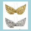 Ander evenementenfeestje Leveringen Angel Fairy Wings Kleed Wing Halloween Birthdume Costume Accessories Achtergrond Decor Gold Si Dhsoy