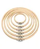 12 Size 840CM Bamboo Frame Embroidery Hoop Ring DIY Needlecraft Cross Stitch Machine Round Loop Hand Household Sewing Tools3646430