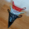 Lot de Mini String Tanga pour femmes, culotte transparente taille basse sans couture, tongs à pois, Lingerie intime