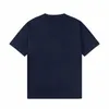 T-shirts pour hommes col rond vêtements de marque à manches courtes été pur coton imprimé T-shirt même style pour les amateurs de mode321