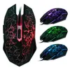 الفئران الملونة LED ألعاب الكمبيوتر Mouse Professional فائقة الدقة لدوتا 2 lol gamer ergonomonic 2400 dpi USB السلكية 231117