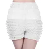 Kvinnors shorts korta byxor för kvinnliga tröjor lolita stil solid spetslegeringar sexiga kvinnors klänningar