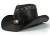 Men Western Cowboy Hat for Gentleman Dad Cowgirl Sombrero Hombre Caps