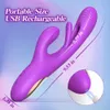 sex toys vibrator dildo G Spot Rabbit with 7 Vibration 7 Flapping Modes, Waterproof Clitoralis Vibrator for Clit Nipple Anal Stimulation,