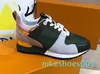 Top Quality Fashion Sneakers Men Kobiety skórzane mieszkania Luksusowe designerskie trenerzy swobodne buty sukienka tenisowa Sneaker 12121