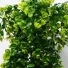 Decorative Flowers 80cm Fake Eucalyptus Rattan Artificial Plants Vine Plastic Tree Branch Wall Hanging Leafs For Home Garden Outdoor Wedding