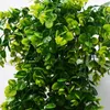 Decoratieve bloemen 80 cm nep eucalyptus rattan kunstmatige planten wijnstok plastic tak tak muur hangende bladeren voor huizen tuin buiten bruiloft