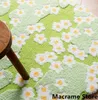 Tapis fleur tapis touffeté de forme spéciale tapis doux moelleux touffeté paillasson canapé tapis coussin de pied Silicone anti-dérapant tapis de porte arrière 231117