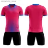 Collectable 2023 Costume de sport pour enfants Maillots de football de l'équipe de football Sweat-shirt de football pour adultes Numéro Nom Personnalisé Team Sponsor Shorts Survêtement Q231118