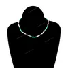 Bohemen Stijl Kleine Glazen Kralen Ketting Veelkleurige Korte Chokers Charme Kettingen Zoete Hals Sieraden Voor Vrouwen Meisjes 40 Cm Lange Mode-sieradenKetting Glas