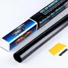 300 cm x 50 cm Nero Pellicole per vetri per auto Tinta Pellicola per colorazione Rotolo Auto Auto Finestra di casa Vetro Estate Protezione UV solare Pellicole adesive