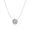 Filigree Basket Solitaire Style Engagement Pendant, Center Is Round Shape Diamond Report By Gia, D Color & Vs1 Clarity