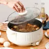 SOUP STOCK POTS 220V Multi Cookers Singledouble Layer Electric Pot 12 People Hushållen Nonstick Pan Rice Cooker Cooker Appliances 231117