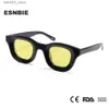 Okulary przeciwsłoneczne 2023 Designer marki okrągłe okulary przeciwsłoneczne mężczyźni Women wydrążone grube okulary przeciwsłoneczne Hip-Hop Style Lunette de Soleil Homme Q231120