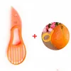 Utensili per frutta e verdura 3 in 1 Affettatrice per avocado Affettatrice per burro di karitè Pelapatate Pp Separatore Coltello in plastica Gadget da cucina Drop Delive Dhtgb