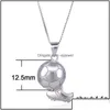 Pendant Necklaces Pendant Necklaces Fashion Sports Football For Boy Men Gifts Soccer Ball Necklace Jewelry Drop Delivery Pendants Otu8 Dh4Pw