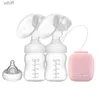 Montraps Double Baby Care Electric Breast Pompe Intelligent Automatic Automatic Baby Mall Feeding Milk Extracteur ACCESSOIRES ER879L231118