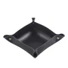 Smoking Pipe Portable and foldable PU leather tobacco straw tray, hand rolled cigarette tray