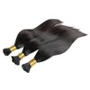 헤어 벌크 알리 퀸 제품 3pcs 100 인간 브라질 스트레이트 천연 검은 색 또는 613 벌크 231113