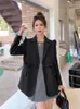 Kvinnors kostymer Blazers Autumn Winter i Fashion Jacket Elegant Casual Sports kostym Longsleved Top Luxury for Women 230418