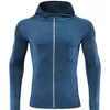 Diseñador de lujo Chaopai Clásico Primavera y otoño Nueva moda para hombres Secado rápido Deportes Correr Atmósfera Estilo Cardigan Sudadera con capucha Camisa de entrenamiento