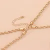 Choker Bacolod Gold Color Tjock Multi-Layer Necklace For Women Simple Party Birthday Office Jewets Gifts Christmas Chokers