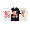 Mens T shirts New design letter printing Tee Cotton Round Collar loose Short Sleeve T-Shirt Fashion Men Casual print T-Shirts 23 Styles