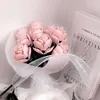 Eternal Pink Roses Building Blocks Compatible With LEGO DIY Imitation Flower Assembly Toys Gifts For Girls and Friends Romantic Block Toys