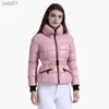 レディースダウンパーカーサンテロン冬のピンクパーカスパフパフジャケット女性用コートとベルトファッションのソリッドウォームアウターウェアカジュアルアウトドア衣料品l231118
