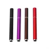 smoking Accessories Cigarette Holder Aluminium Alloy hand dry herb Pipes One Hitter Pipe 78MM Metal Tobacco Cigarettes Pocket Size