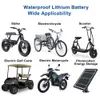 LifePo4-Batterie, 48 V, 50 Ah, 12 V, 24 V, 100 Ah, Lithium-Eisen-Pack mit BMS für 0–1800 W Energiespeicherung zu Hause/Trike/Go-Kart/Notstromversorgung