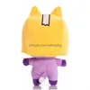 Cartoon Figures Wholesale Small Carton Man Figure Cat Head Er Cross-Dressing Plush Toy Sofa Decoration Drop Delivery Toys Gifts Actio Dhtky