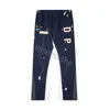 Tech pants Men's Jeans Mens dept Pants Galleryes Sweatpants new Speckled Big Letter Print cotton Women's Couple Loose Versatile Casual Straight Autumn pants US S-2XL