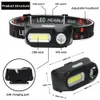 Faros Pesca LED Faro Camping Luz Portátil Mini XPE COB USB Linterna 18650 231117