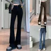 Women's Jeans Women's Loose Fit Straight Leg With Large Gradient Pockets Super Size 16 Pants For Women