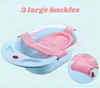 Baignoires de bain Sièges Baignoire de sécurité en forme de T Réglable Antidérapant Baignoire Support Siège Filet Sling Hamac pour 0-12 Mois Bébé Toddler P230417