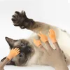 Stuzzicare i giocattoli del gatto Silicone divertente Mini mani piccole Gatti Oggetti di scena Creativo Finger Fidget Piccola mano Stuzzicare animali domestici Gioco giocattolo T9I002495