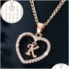 Pendentif Colliers Femmes Bijoux Nom Initiales Coeur Pendentif Collier Lettres Zircon Amour Colliers Filles Cadeaux Le Premier Le Dhgarden Otay4