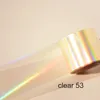 Decalcomanie per adesivi 120m Foil per unghie olografiche Laser Clear Glitter Glass Foil Holo Starry Sky Nail Art Transfer Foil Adesivo per unghie Decorazione di carta 231117