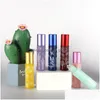 Packing Bottles 10Ml Glass Printing Roller Outdoor Portable Per Essential Oil Bottle Mini Aron Color Cosmetic Tube Vials Dro Dhgarden Dheg4