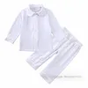 Noël Famille correspondant tenues filles garçons pleuche vêtements ensembles enfants revers simple boutonnage manches longues hauts avec pantalon 2 pièces Noël maman et moi pyjamas Z5296