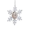 Juldekorationer Snöflinga Juldekorationer Paljetter Akryl Pendant Tree Decoration Ornament Nyårsparty Supplies Sale D DHCQW